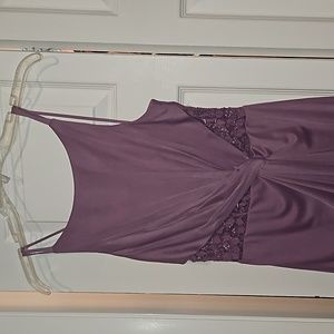 David's bridal purple bridesmaid dress